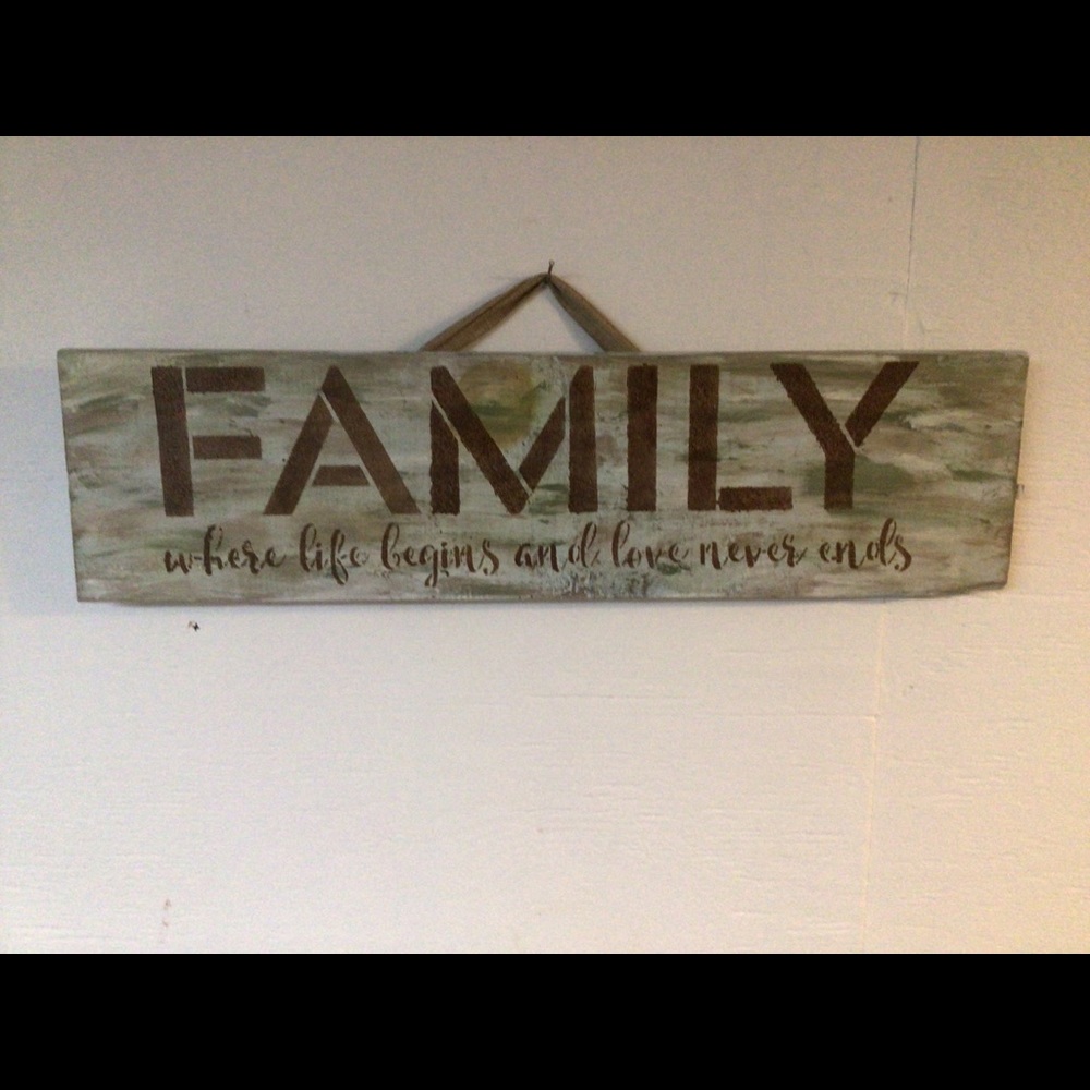 Home Made plaque